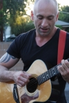 Dudley rehearsing in the parking lot of 